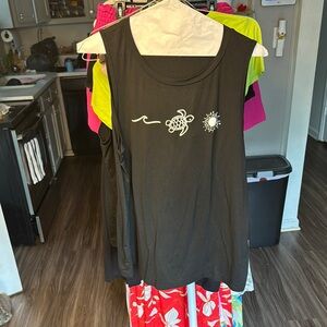 SHEIN Black Muscle Tee Sleeveless Top